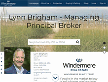 Tablet Screenshot of lynnbrigham.com